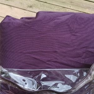 💎💎Deep purple shower curtain